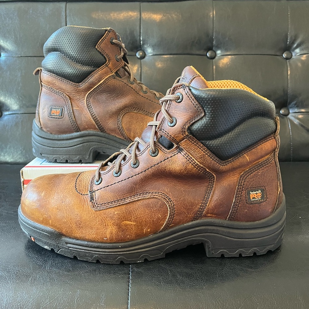 Timberland PRO TiTAN Alloy Toe Work‎ Boots Men’s Sz 14